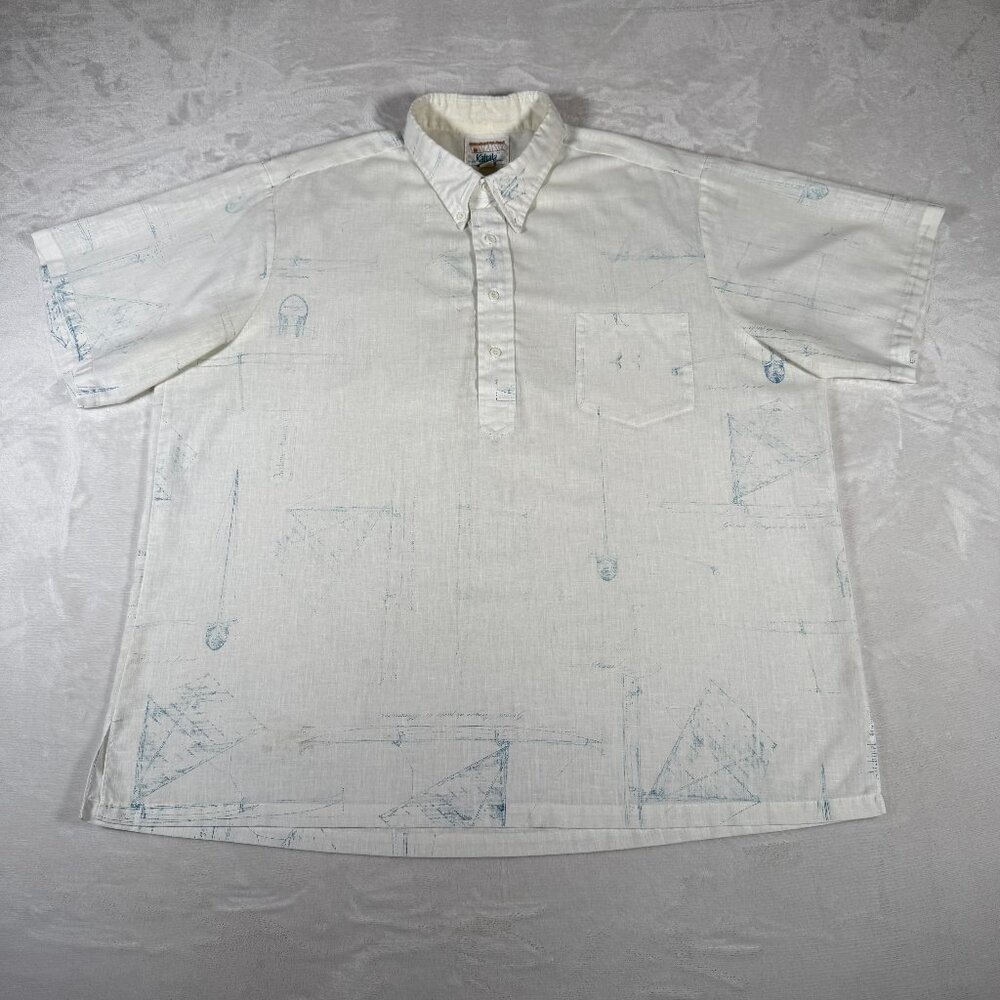 Kahala Polo Shirt Men Size XXL Short Sleeve Single Pocket Lightweight Made in US